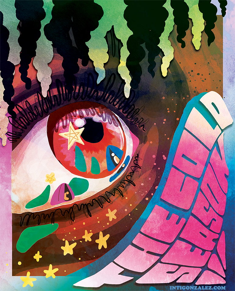 Inti Gonzalez art for Street Spirit Newspaper